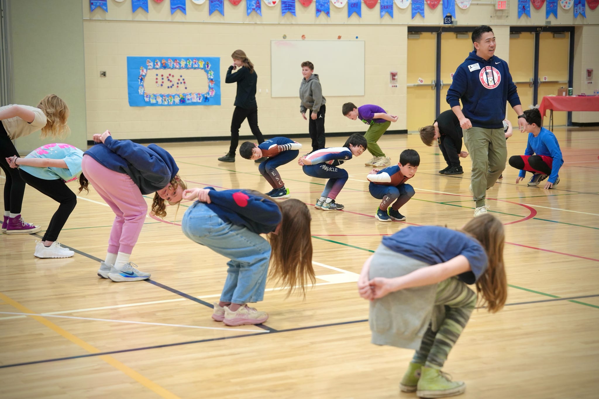 Speedskating in PE Class